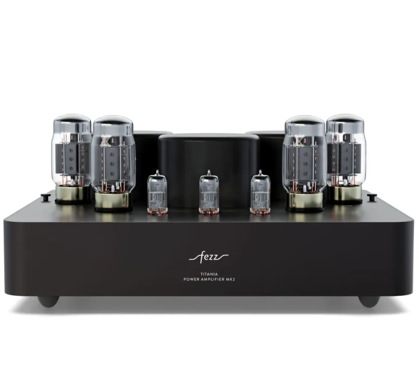 Fezz Audio Titania Power Amplifier Mk2 EVO (black ice). Lampowa końcówka mocy.