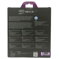 QED Performance QE6901. Przewód USB 2.0 A-B (1.5m). - 3