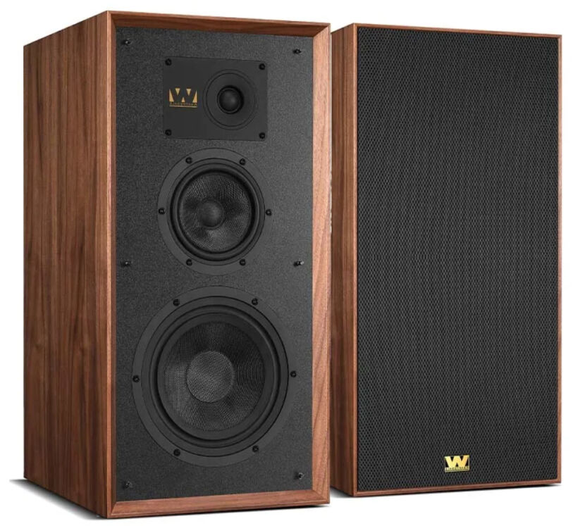 Wharfedale Super Linton (orzech). Kolumny podstawkowe.