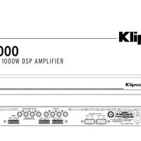 Klipsch KDA-1000. Wzmacniacz instalacyjny. - 4