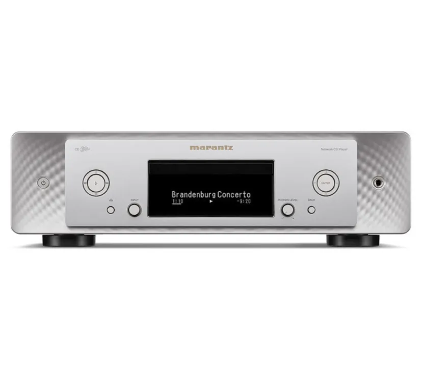 Marantz CD 50n (srebrny). Odtwarzacz CD z funkcjami sieciowymi.