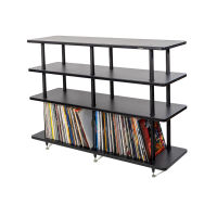 Solidsteel VL-4 (czarny). Stolik audio. - 2