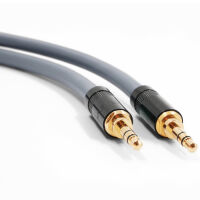 Melodika MDMJ30G. Przewód jack 3.5mm - jack 3.5mm (3m). - 4