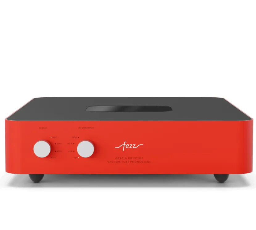 Fezz Audio Gratia Prestige Mk2 EVO (burning red). Lampowy przedwzmacniacz gramofonowy.
