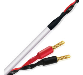 Wireworld Stream 10 (STS). Przewód głośnikowy z wtykami typu banan (2x2.5m).