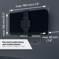 Vogels TVA 6400. Uchwyt do odtwarzacza multimedialnego. - 5
