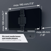 Vogels TVA 6400. Uchwyt do odtwarzacza multimedialnego. - 5