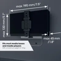 Vogels TVA 6400. Uchwyt do odtwarzacza multimedialnego. - 5