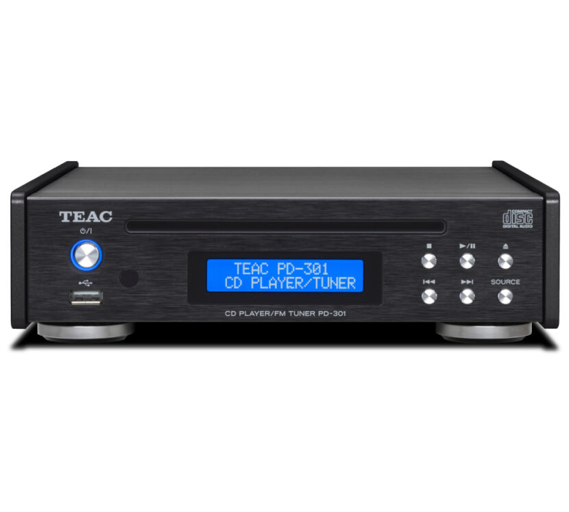 Teac PD-301DAB-X (czarny). Odtwarzacz CD i radiem FM.