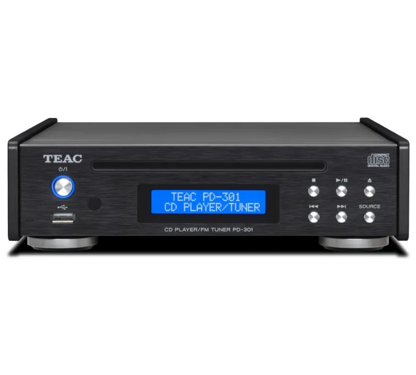 Teac PD-301DAB-X (czarny). Odtwarzacz CD i radiem FM.