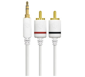 Essentials Classic. Przewód Jack - 2xRCA (3m).