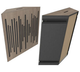 Vicoustic Super Bass Extreme Ultra (brown oak). Pułapka basowa (kpl. 2 sztuk).