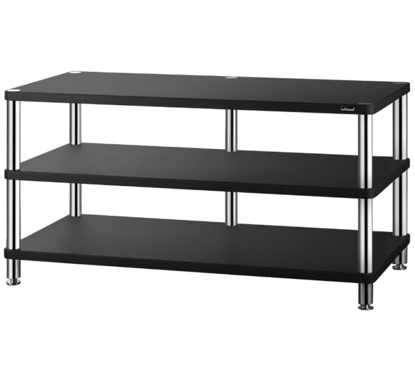 Solidsteel HW-3L (czarny). Stolik audio.