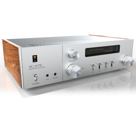 JBL SA750 (srebrny). Wzmacniacz stereo z funkcjami sieciowymi.