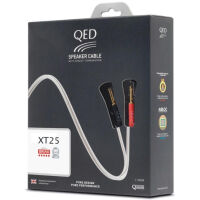 Qed XT25 Performance QE1460. Przewód głośnikowy z wtykami typu banan (2x2m). - 2