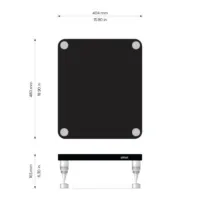 Solidsteel HF-B (czarny). Stolik audio pod wzmacniacz. - 2