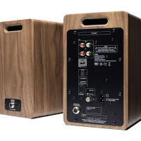 Argon Audio Forte A4 WiFi (orzech). Aktywne kolumny podstawkowe. - 2