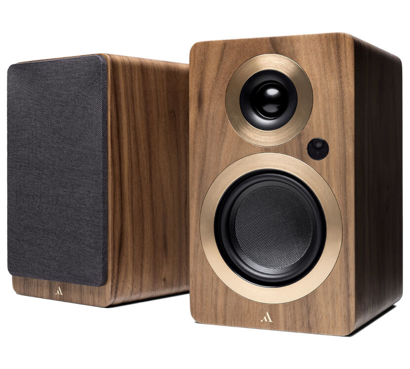 Argon Audio Forte A4 WiFi (orzech). Aktywne kolumny podstawkowe.