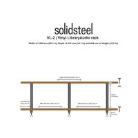 Solidsteel VL-2 (czarny). Stolik audio. - 4