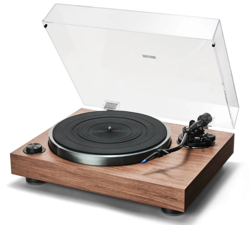 Argon Audio Aurora (orzech). Gramofon z napędem bezpośrednim.