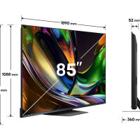 Hisense 4K 85UR8S. Telewizor RGB-MiniLED 85