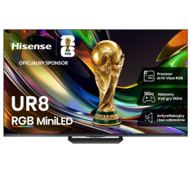 Hisense 4K 85UR8S. Telewizor RGB-MiniLED 85".