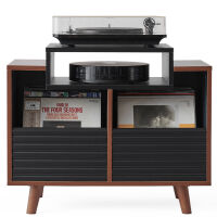 NorStone Oslo Vinyl 800 (czarny/orzech). Stolik audio. - 3