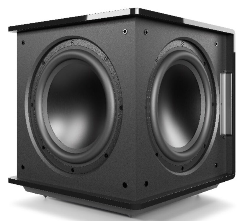 Martin Logan Grotto 12 (czarny połysk). Subwoofer aktywny.