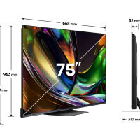 Hisense 4K 75UR8S. Telewizor RGB-MiniLED 75