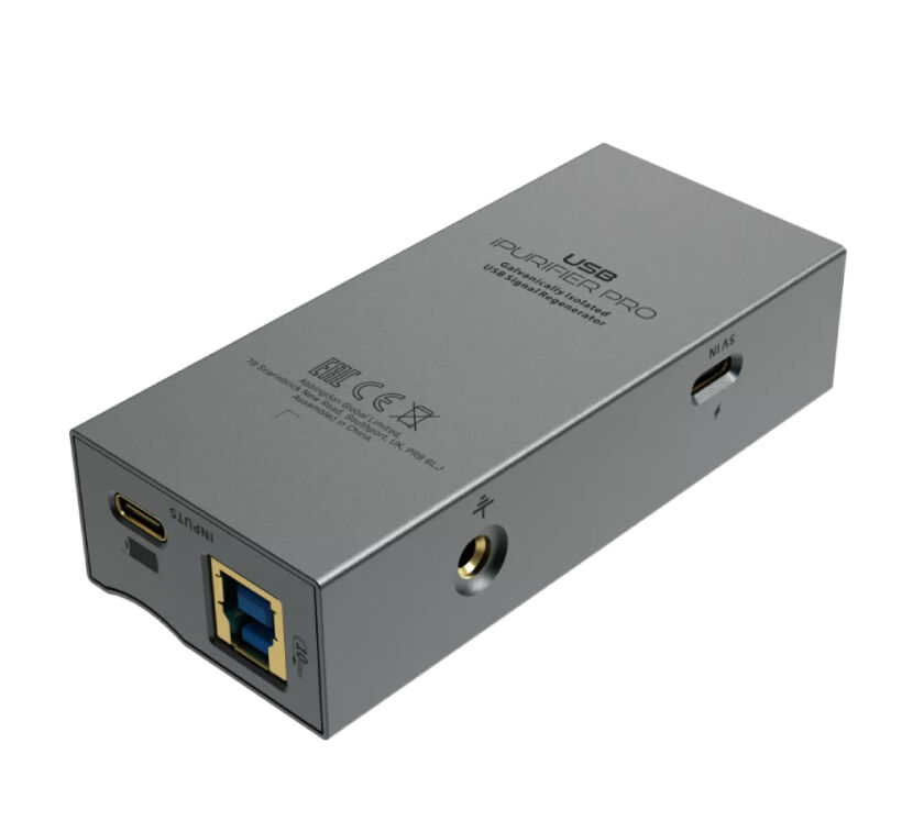 SilentPower by iFi Audio USB iPurifier Pro. Oczyszczacz zakłóceń sygnału / Izolator USB.