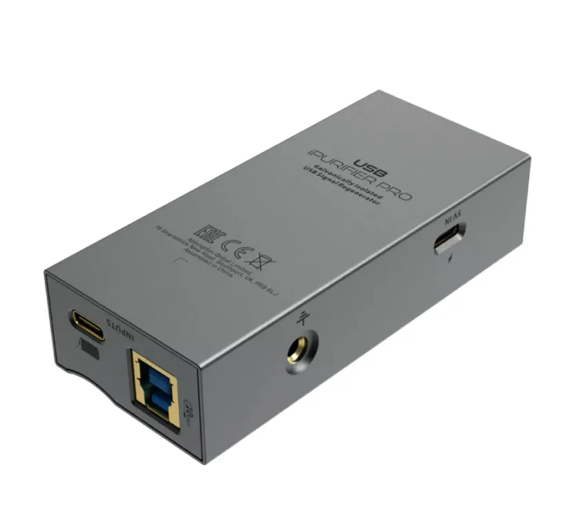 SilentPower by iFi Audio USB iPurifier Pro. Oczyszczacz zakłóceń sygnału / Izolator USB.