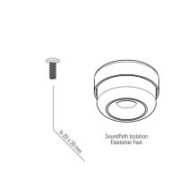 SVS Soundpath SUB ISOLATION SYSTEM 6. Nóżki antywibracyjne. - 5