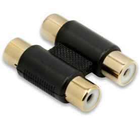 QED Connect QE8304. Złączka 2xRCA - 2xRCA.