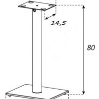 Sonorous SP101 (biały). Podstawki głośnikowe. - 9