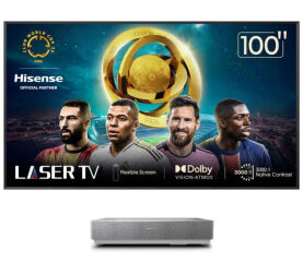 Hisense 4K Smart Laser TV 100L5ND. Projektor z ekranem ramowym.