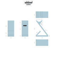 Solidsteel Zenith (srebrny). Stojak na słuchawki. - 3