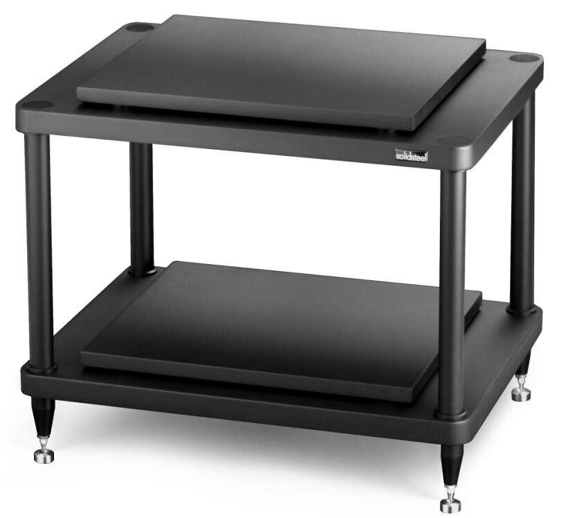 Solidsteel S5-2 (czarny). Stolik audio.