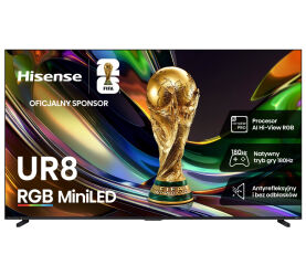 Hisense 4K 100UR8S. Telewizor RGB-MiniLED 100".