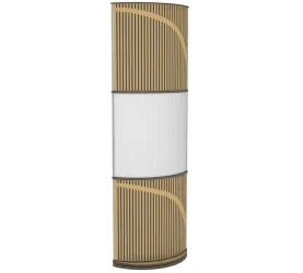 Vicoustic VicTotem Ultra VMT (natural white - metallic gold). Panel akustyczny (trzy moduły).