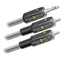 Wireworld Nano-Platinum Eclipse. Przewód Mini Jack - 2xRCA (1.5m).