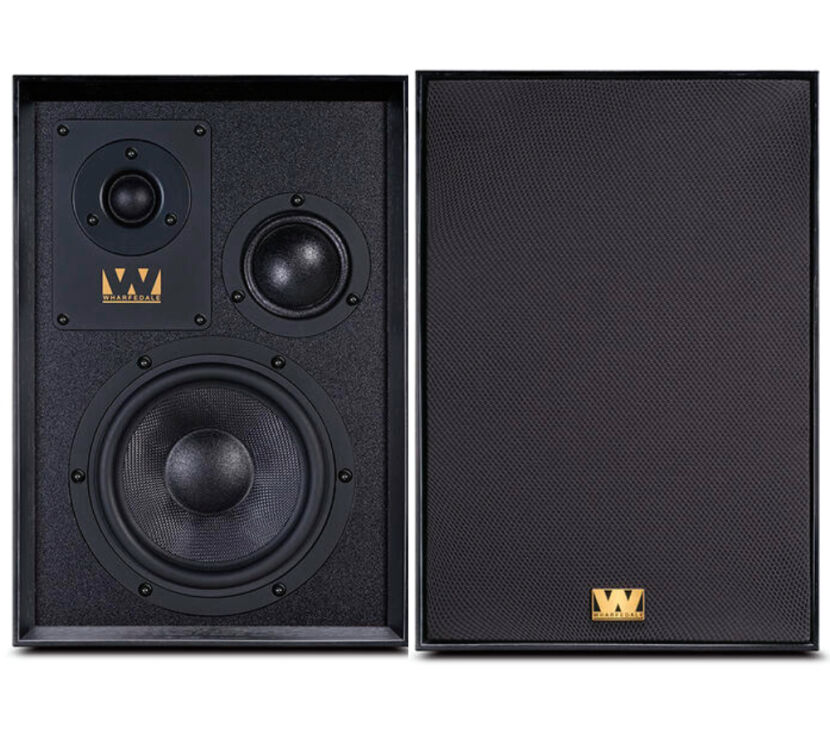 Wharfedale Super Denton (czarny). Kolumny podstawkowe.