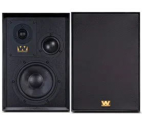Wharfedale Super Denton (czarny). Kolumny podstawkowe.