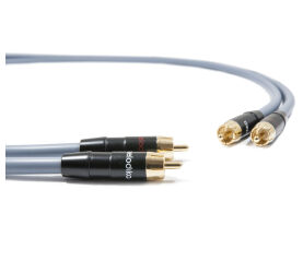 Melodika MD2R10G. Interkonekt audio 2xRCA (1m).