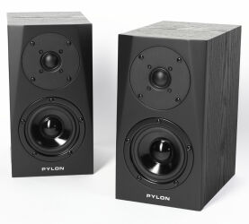 Pylon Audio Sapphire Sat (czarny). Kolumny podstawkowe.