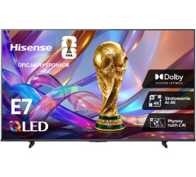 Hisense 4K 85E7S. Telewizor QLED 85".
