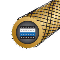 Wireworld Gold Eclipse 10 (GEI). Interkonekt audio RCA (2x1.0m) - 2