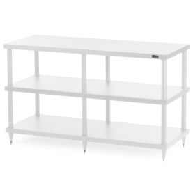 Solidsteel S4-3 (biały). Stolik audio.