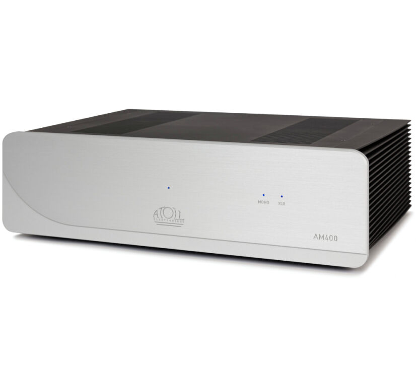 Atoll AM400 Evolution (srebrny). Końcówka mocy.