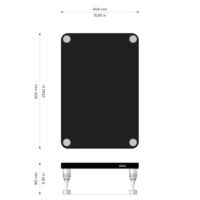 Solidsteel HF-A (biały połysk). Stolik audio pod wzmacniacz. - 2