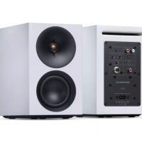 Cambridge Audio L/R S (biały). Aktywne kolumny podstawkowe. - 2